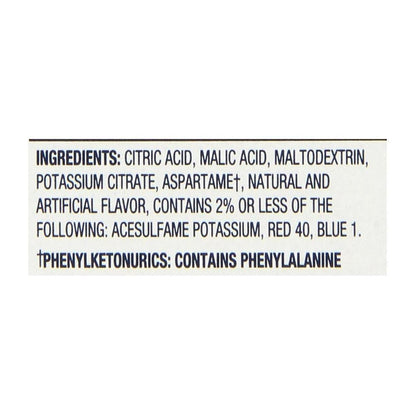 portable powdered drink mix format designed for standard water bottles
