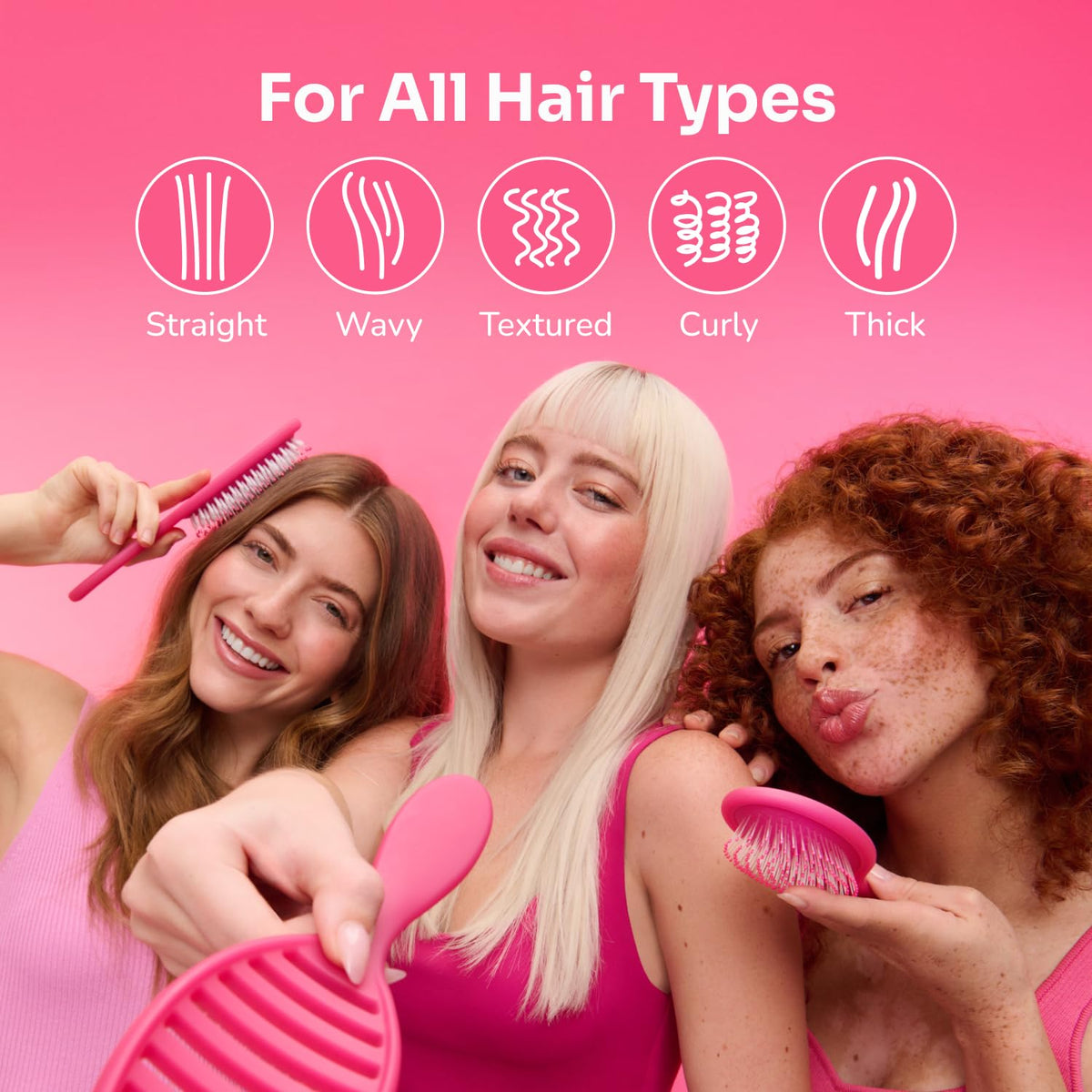 protects against split ends and minimizes pulling or snagging