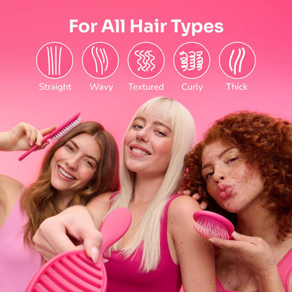 protects against split ends and minimizes pulling or snagging
