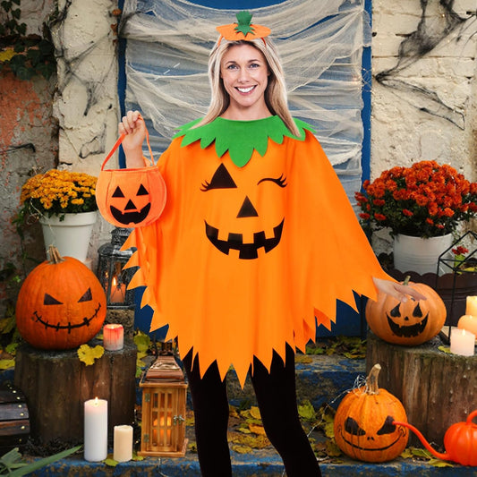 pumpkin-themed design with classic orange fall aesthetic