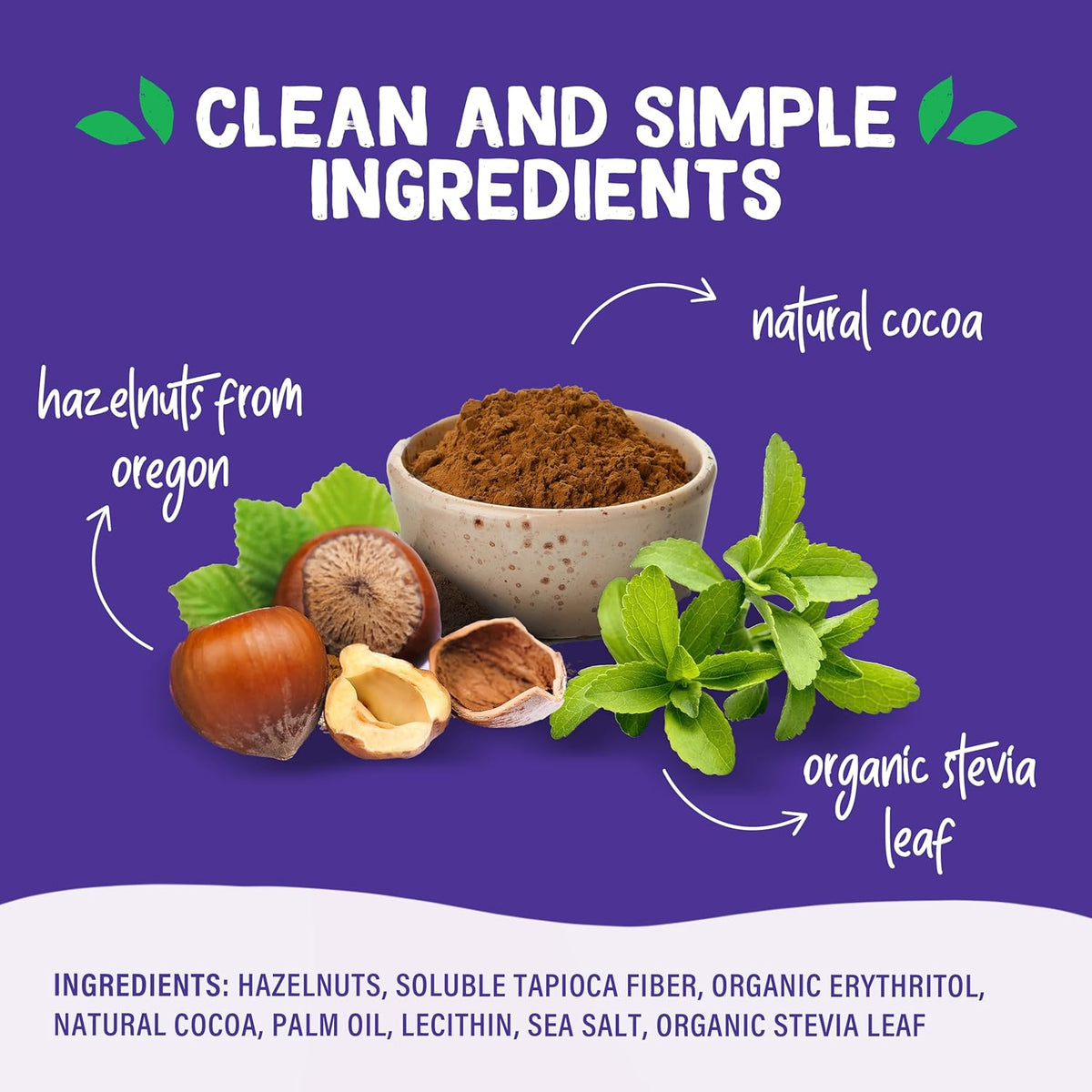 Pyure Hazelnut Chocolate Spread | Less-Is-More Plant-Based Spread for Simple Baking Stations