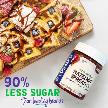 Pyure Hazelnut Chocolate Spread | Less-Is-More Plant-Based Spread for Simple Baking Stations
