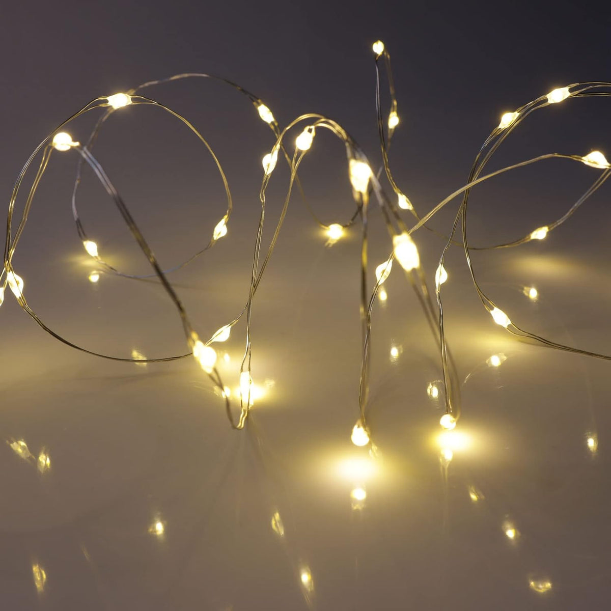 QBIS 6.5ft Silver Wire LED Lights with 6-Hour Timer – Worry-Free Fairy Lights for Toddler Room and Reading Nook Glow