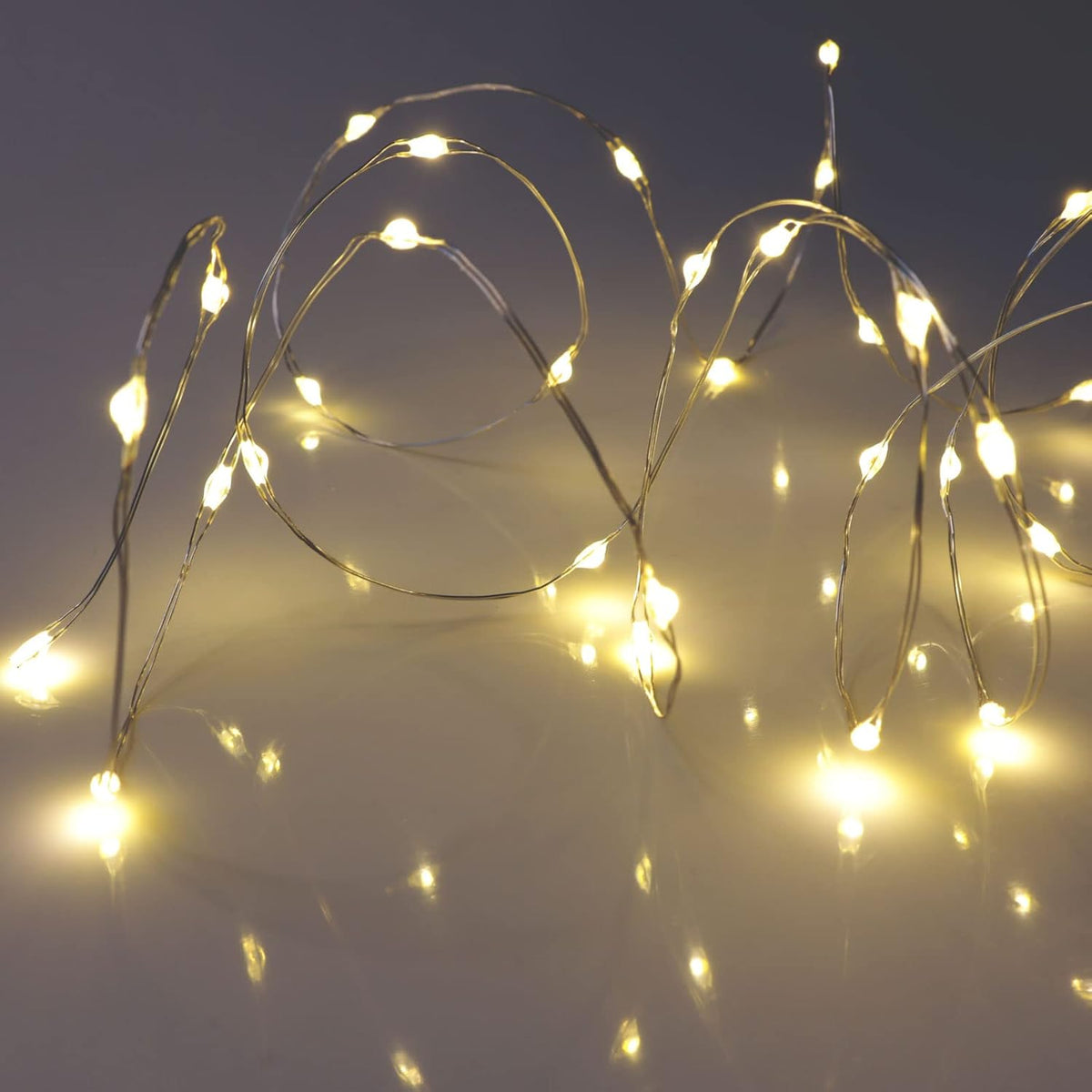 QBIS 6.5ft Silver Wire LED Lights with 6-Hour Timer – Worry-Free Fairy Lights for Toddler Room and Reading Nook Glow