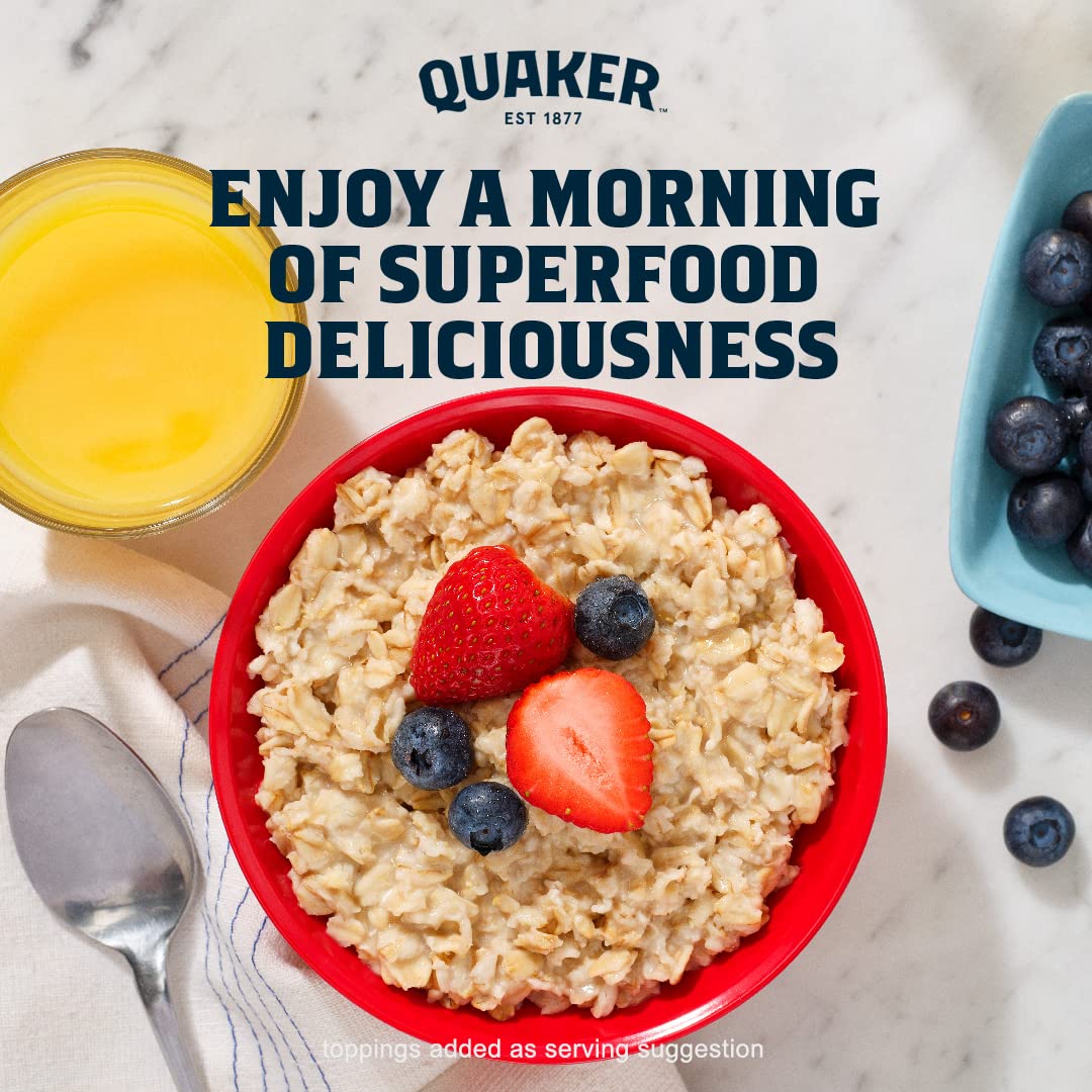 Quaker Immunity Instant Oatmeal – Study Session Quick Meal for Busy Professionals, Bulk 32 Pack No Artificial Flavors