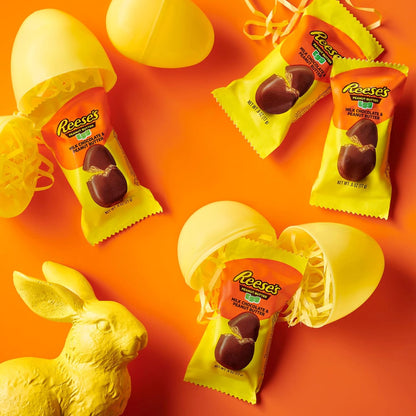 REESE'S Peanut Butter Easter Eggs – Safe Individually Wrapped Treats for Children's Easter Baskets