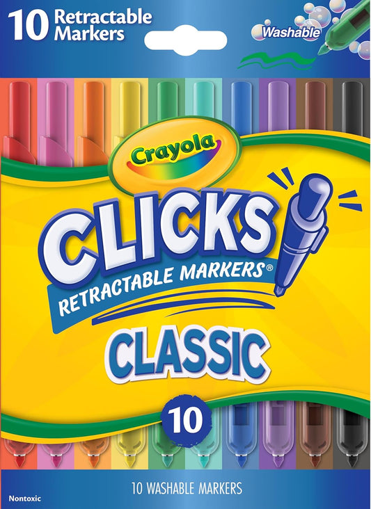 retractable click-tip mechanism with no removable caps to lose