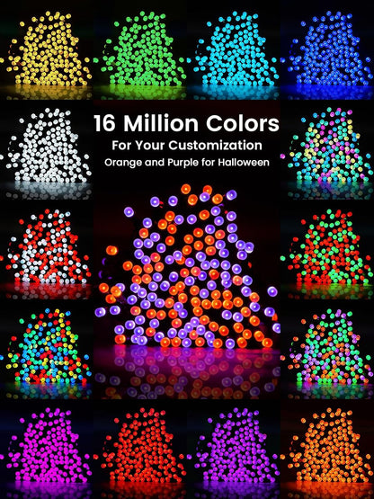 rgb ic chips delivering 16 million colors, 73 built-in scenes, and 34 dynamic modes