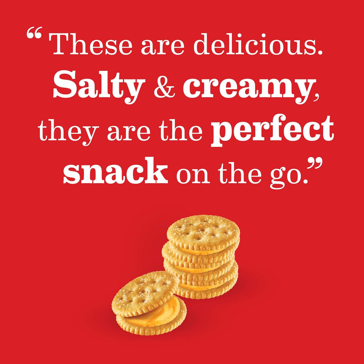 RITZ Cheese Sandwich Crackers, Parent-Approved Pantry Staple for Kids' Lunchboxes and After-School Snacking