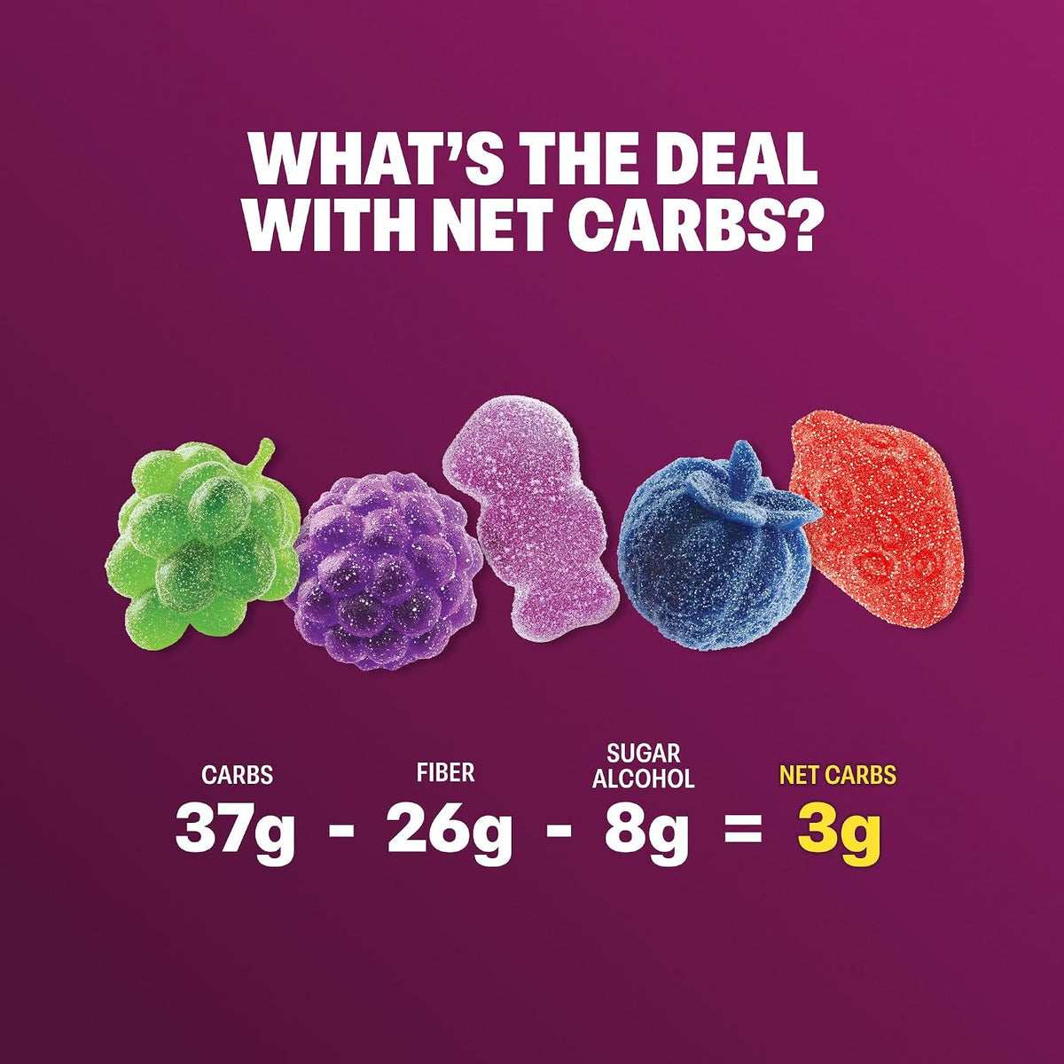 Shameless Snacks Berry Blast Gummies – Sugar-Free Style Snack Supporting Digestion and Balanced Living