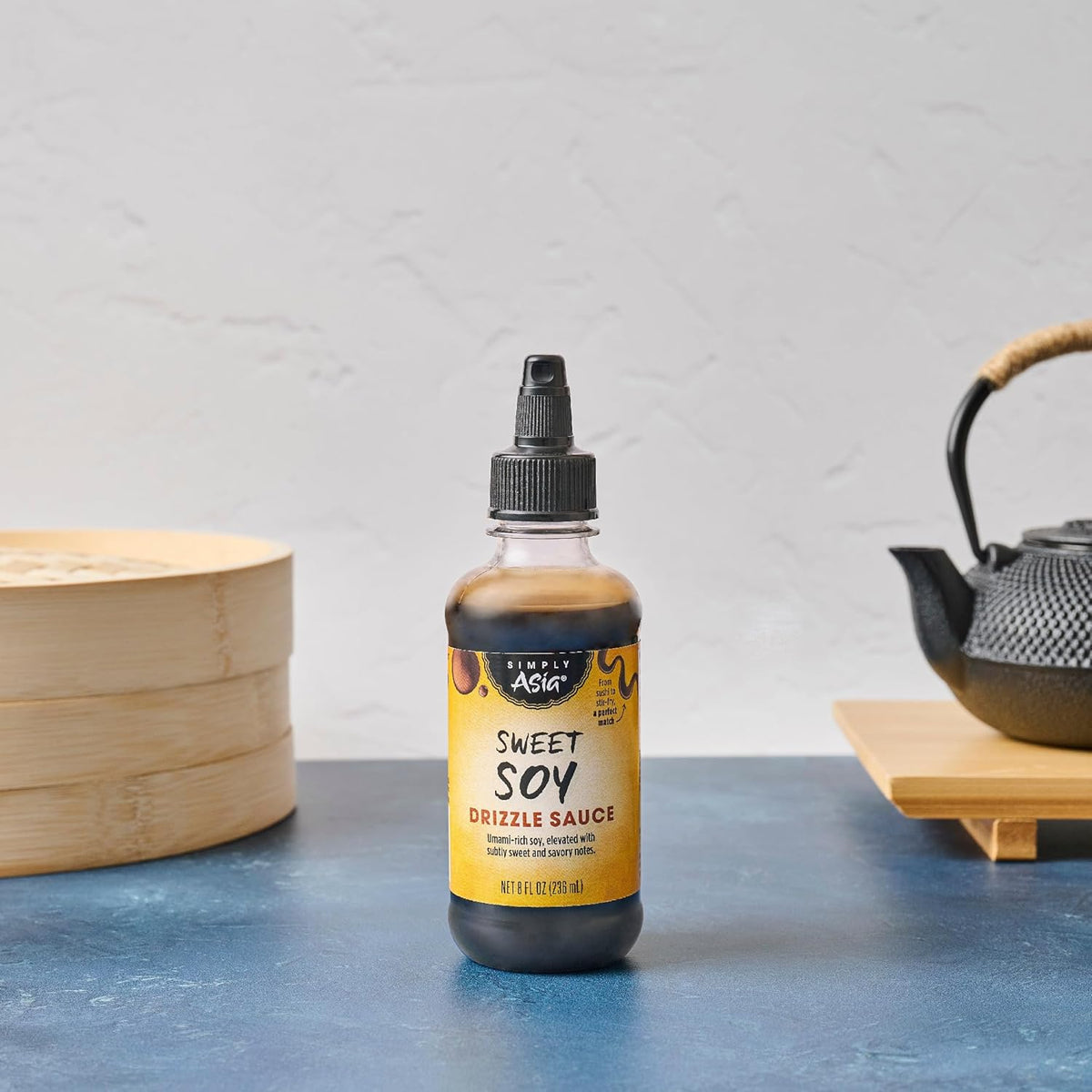 Simply Asia Sweet Soy Drizzle Sauce — Cozy At-Home Sushi and Bowl Night Flavor Ritual, 8 fl oz Squeeze Bottle