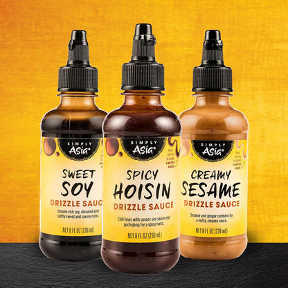Simply Asia Sweet Soy Drizzle Sauce — Cozy At-Home Sushi and Bowl Night Flavor Ritual, 8 fl oz Squeeze Bottle