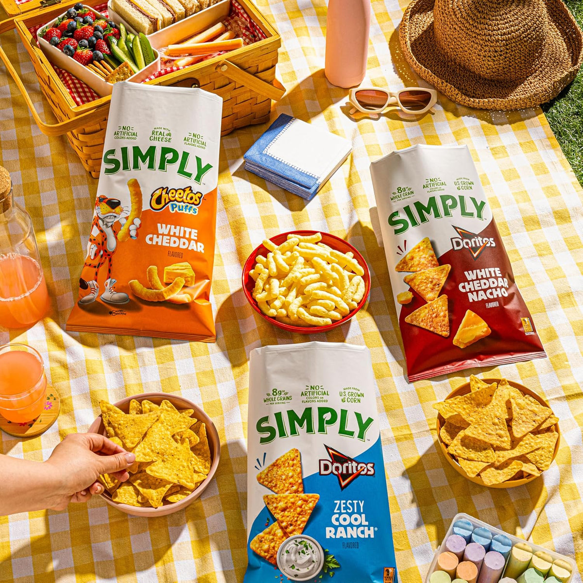 Simply Snacks Organic Variety Pack – School Lunch Box Snacks for Kids, 36 Single-Serve Bags