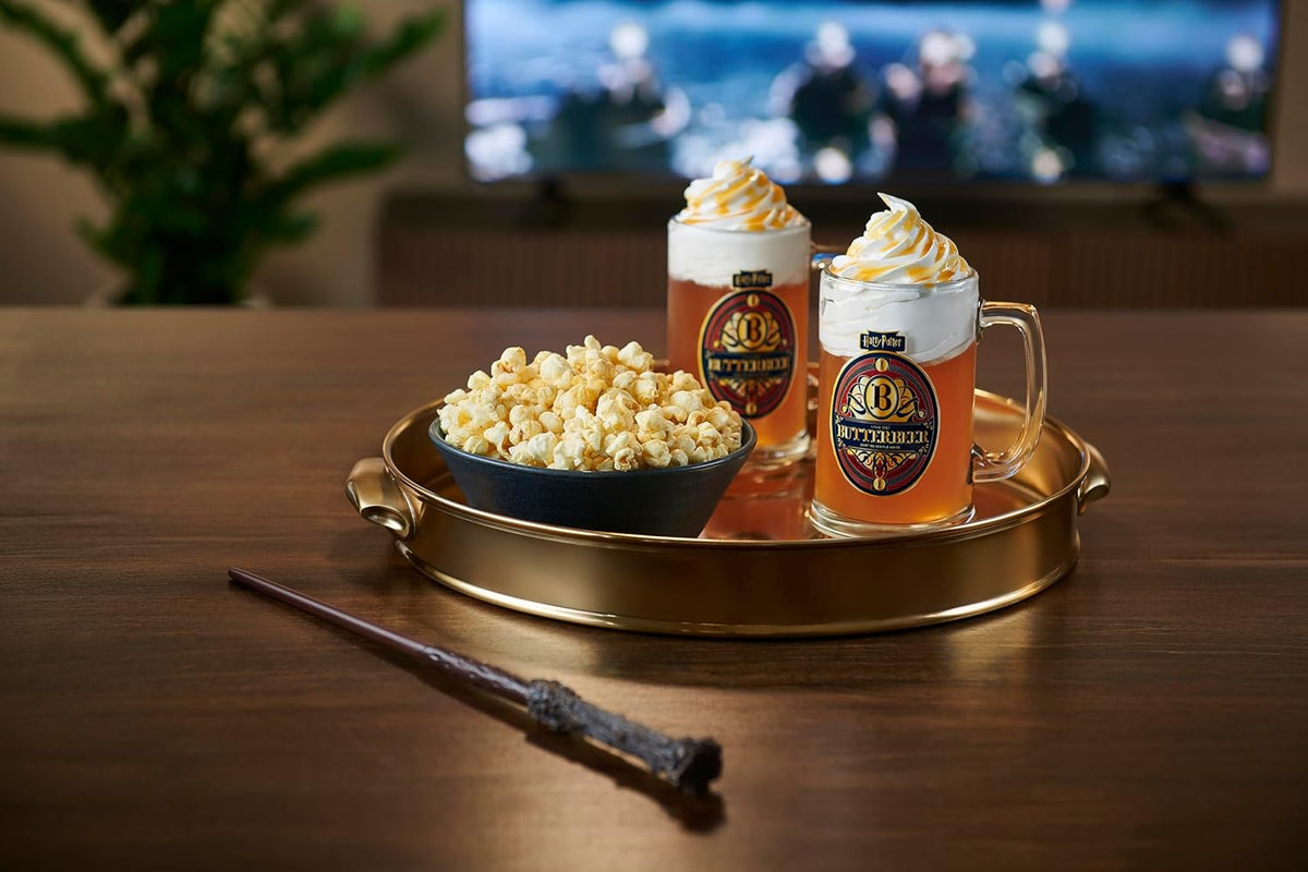 SkinnyPop Butterbeer Popcorn – Themed Movie Night Centerpiece for the Living Room, Harry Potter Snack Bowl
