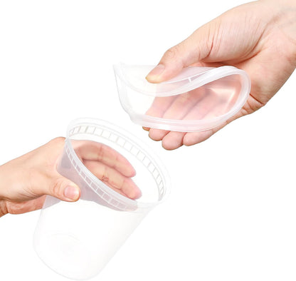 snap-closure lid forming an airtight and leakproof seal