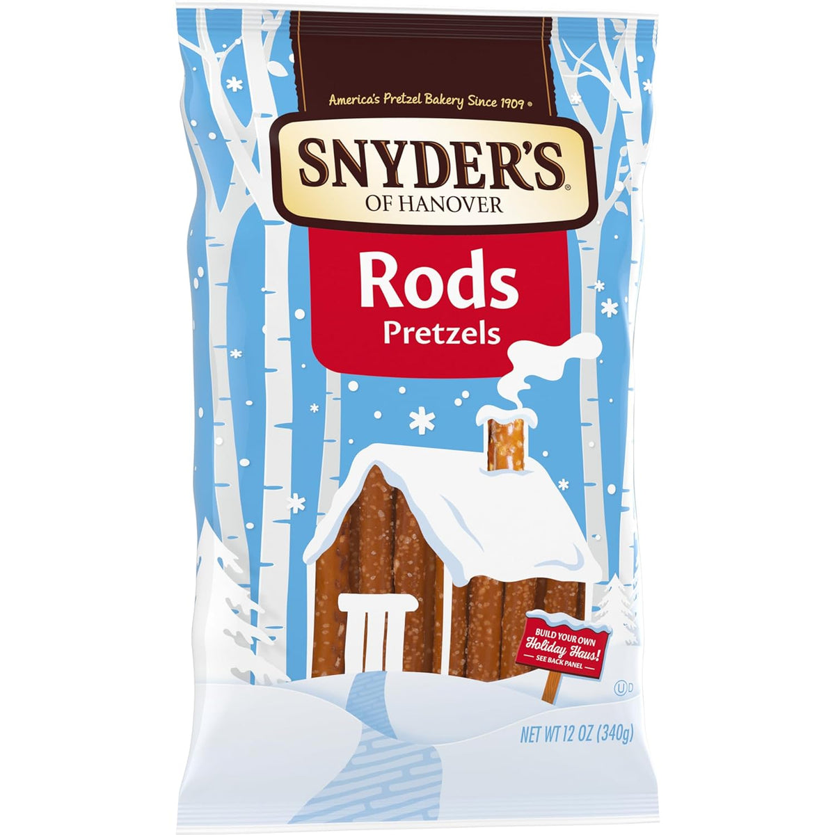 Snyder's of Hanover Pretzel Rods – Better-for-You Crunchy Snack for Clean Eating Routines