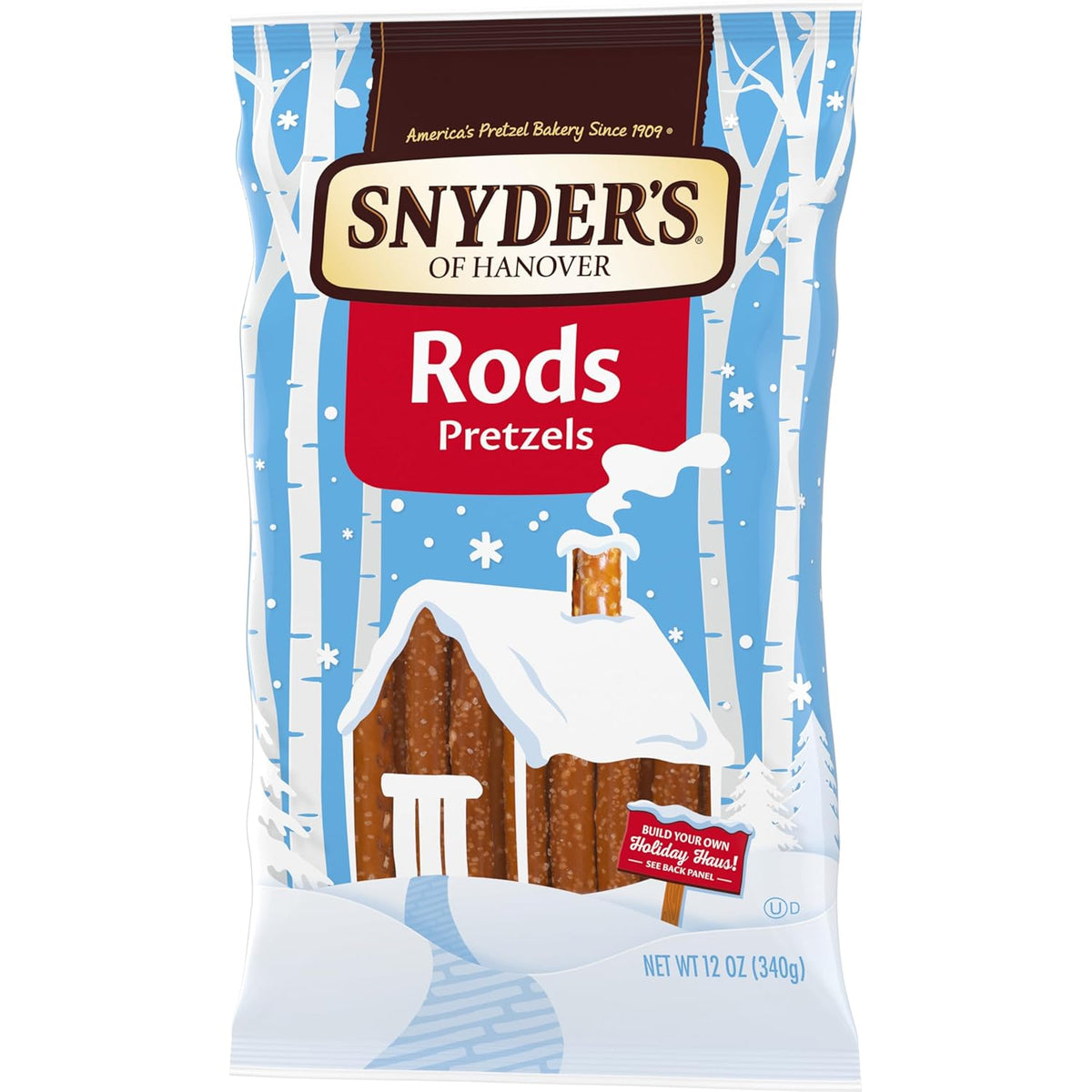 Snyder's of Hanover Pretzel Rods – Better-for-You Crunchy Snack for Clean Eating Routines