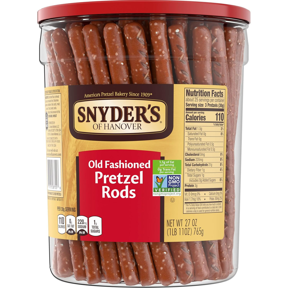 Snyder's of Hanover Pretzel Rods – Crowd-Pleasing Party Snack for July 4th and Game Day Gatherings