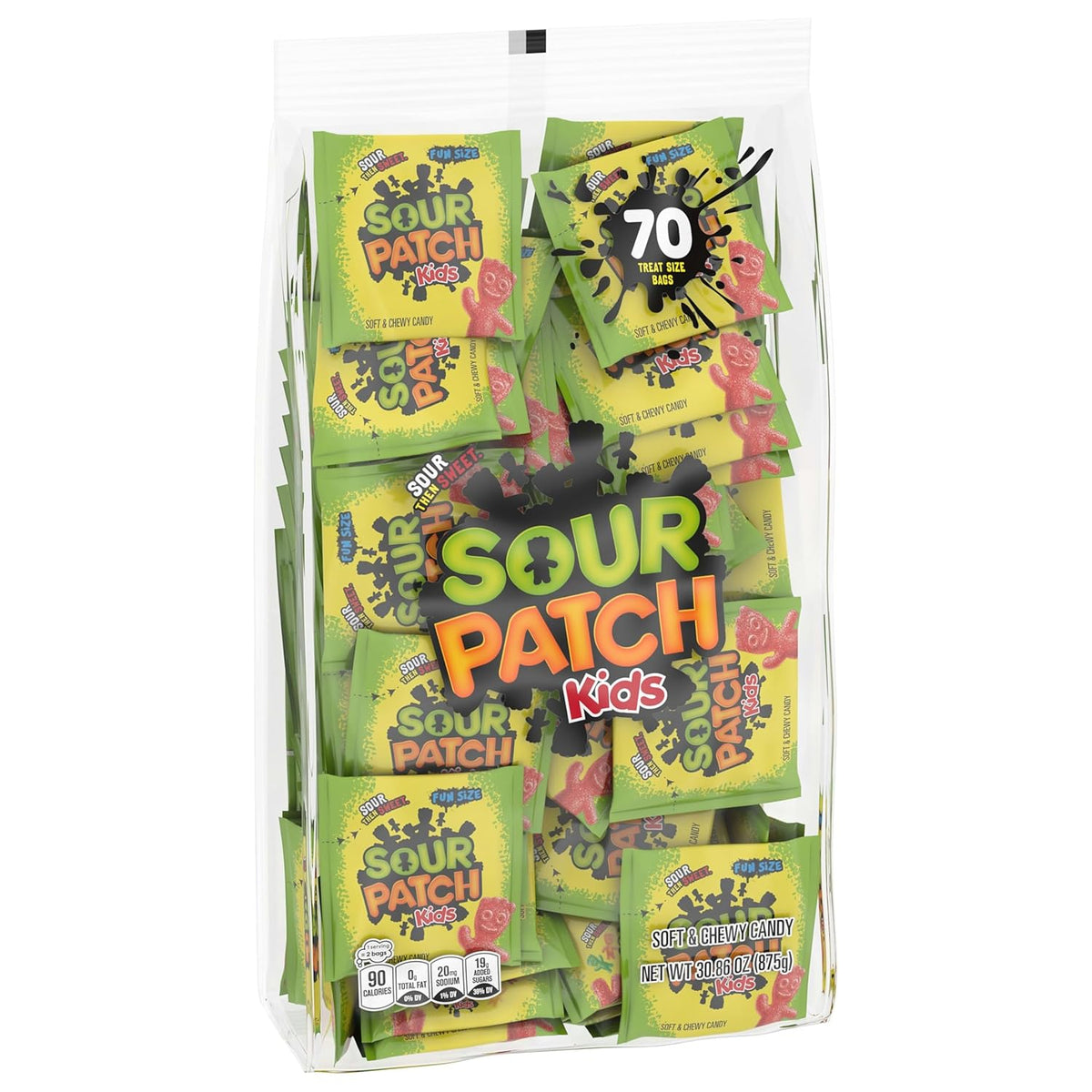 SOUR PATCH KIDS Individually Wrapped Gummy Candy, Holiday Gift Packs for Stocking Stuffers & Gift Baskets