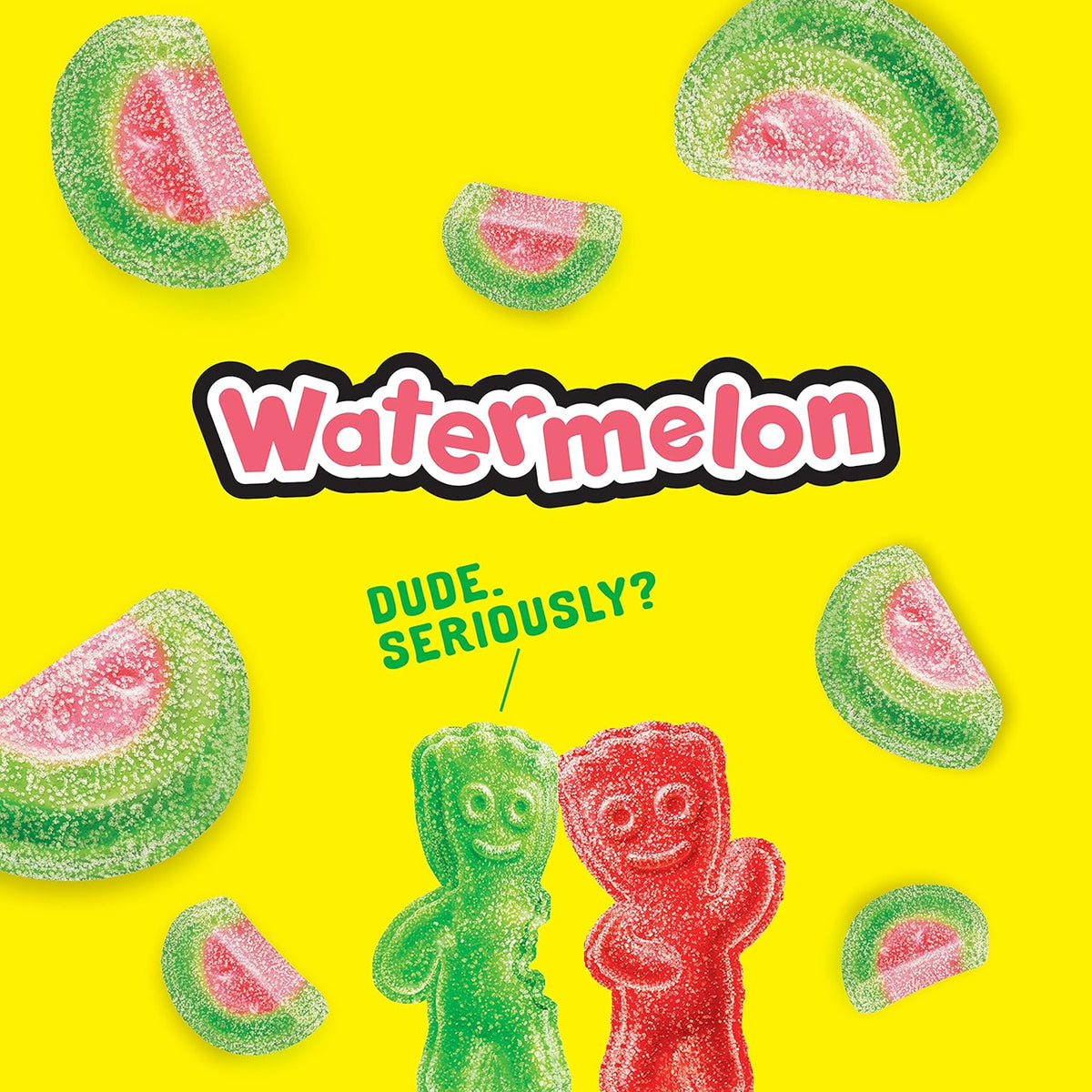 SOUR PATCH KIDS Watermelon Soft & Chewy Candy, Pre-Portioned Treat for Lunchboxes, Halloween Buckets, and Easter Baskets, 12 - 3.5 oz Boxes