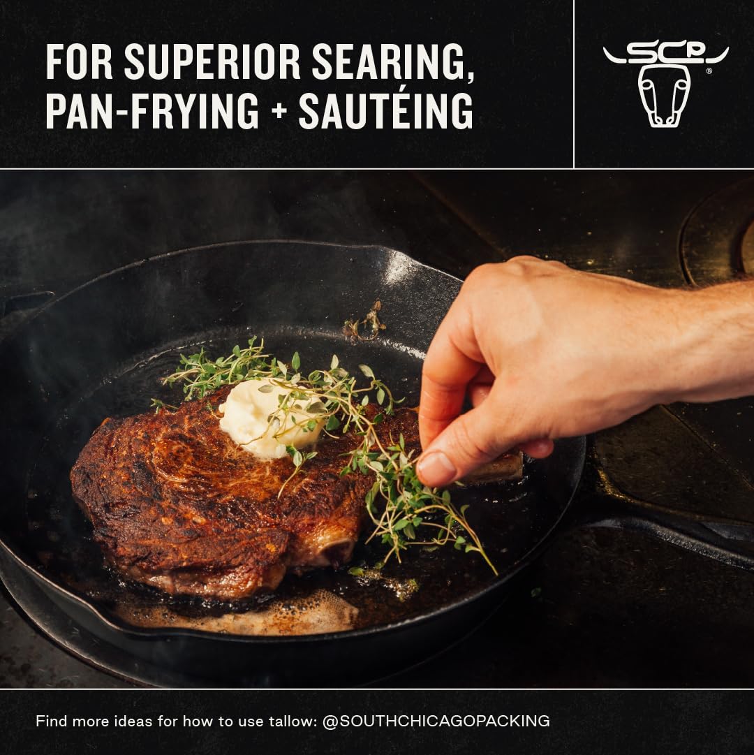 South Chicago Packing Wagyu Beef Tallow – Connoisseur-Grade Cooking Fat for Luxury Home Dining