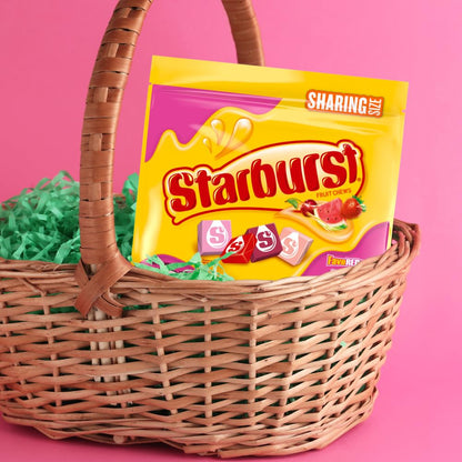 STARBURST FaveREDS Chewy Candy – Soft Fruit Chews for Baby Shower Candy Buffets and Piñata Fillers