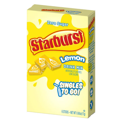 Starburst Singles To Go Sugar Free Drink Mix – Fun Practical Gift for Drink Lovers, Stocking Stuffer, and Care Package Add-On
