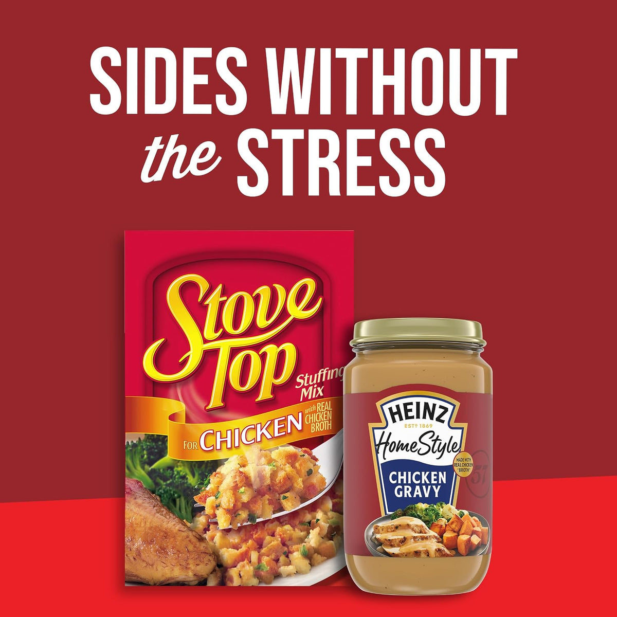 Stove Top Stuffing Mix Chicken 6 oz – Kid-Friendly Holiday Side for Family Thanksgiving Dinner with Picky Eaters