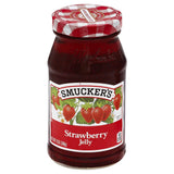 Smucker's Strawberry Jelly – Classic PB&J Jelly for Kids' Lunches and After-School Snacks, 12 oz