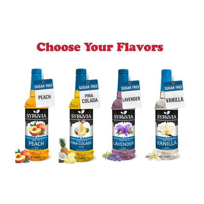 sugar-free formula sweetened with sucralose and acesulfame potassium for zero glycemic impact