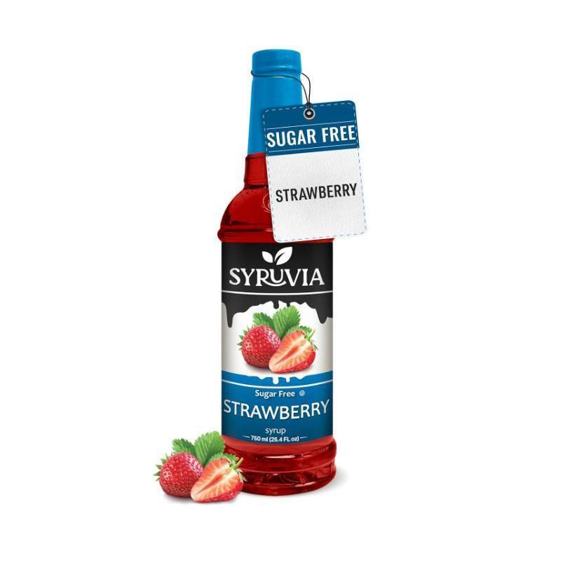 Syruvia Sugar Free Lavender Syrup – Attractive Easy-Handle Bottle for Themed Coffee Corners, Dorm Bars, and Chic Breakroom Setups