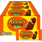 REESE'S Chocolate Peanut Butter Easter Eggs – Ready-to-Give Sweet Treat Favors for Brunch Hosts and Gift Bags, 36 Pack