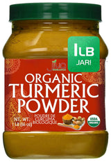 Jiva Organics Lab-Tested Turmeric Powder 16oz – Valentine's Day Gift for Her Health and Cooking Routine