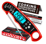 Alpha Grillers Large Backlit Digital Thermometer – Easy-Read Display for Busy Weeknight Dinner Preparation