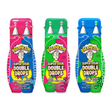WARHEADS Super Sour Double Drops Liquid Sour Candy – Kid-Friendly Squeeze Bottle Snack for Backpacks and Carpools, Assorted 3 Pack