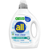 all Laundry Detergent Liquid Free Clear for Sensitive Skin – Eczema-Friendly Wash for Mindful Self-Care Routines, Unscented 90 Loads