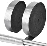 33ft Flame-Retardant Pipe Insulation - Aluminum Foil Foam Tape for Worry-Free Winterization in Bedrooms-Adjacent Walls