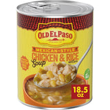 Old El Paso Streamlined Chicken Tortilla Soup for Fridge Meal Prep, 18.5 oz Can