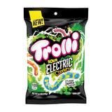 Trolli Electric Crawlers Candy – Mess-Resistant Sour Worm Snack for Pool Days, Beach Outings, and Outdoor Movie Nights