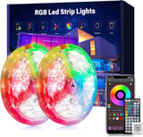 Aogistc LED Strip Lights 148ft-250ft – Sunrise Alarm Wake Up Light with Timer and 16M Calming Colors