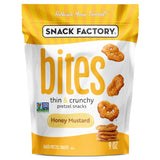 Snack Factory Honey Mustard Bites, 9 Oz Bag – Label-Friendly Snack for Health-Conscious Home Cravings