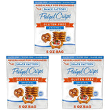 Snack Factory Pretzel Crisps Gluten Free – Mindful Snacking Choice for Dairy-Free and Nut-Free Diets, Original Flavor 3-Pack