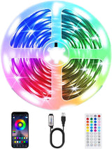PSTAR Bluetooth LED Strip Lights for Interior Design, Color Changing Accent Lighting for Shelves, Ceilings, and TV Walls