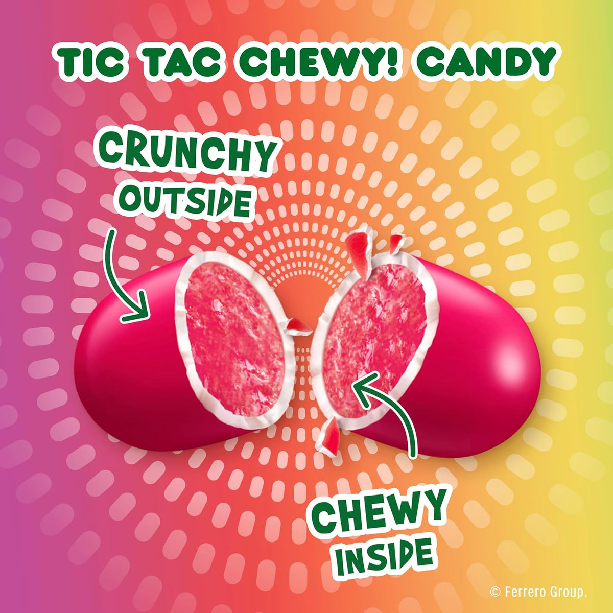 Tic Tac Chewy! Fruit Adventure Candy – Ready-to-Give Chewy Candy Gift for Movie Nights and Gatherings, 7 oz