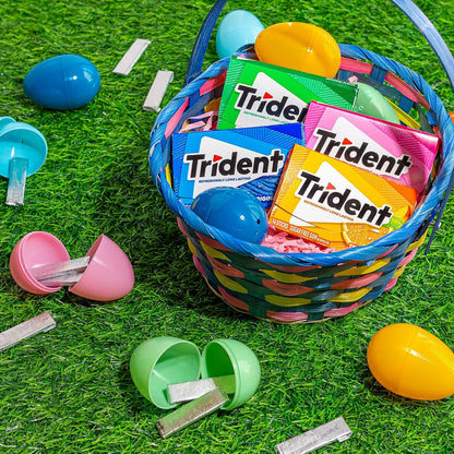 Trident Sugar-Free Chewing Gum Variety Pack – Sugar-Free Party Favor Pack for Children's Birthdays, 21 Packs