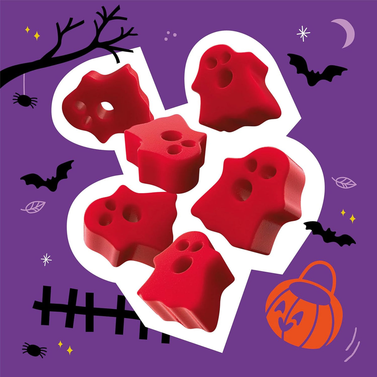 Twizzlers Ghosts Cherry Chewy Candy – Trick-or-Treat Packs for Kids and Classroom Halloween Parties