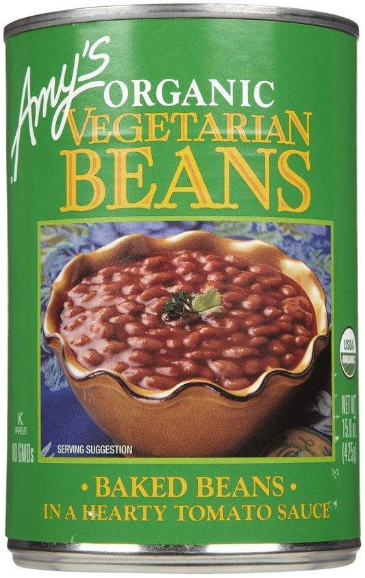 usda organic ingredient list including organic white beans, tomato puree, onions, and garlic