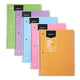 Assorted Pastel Colors - Wide Ruled 5-pack