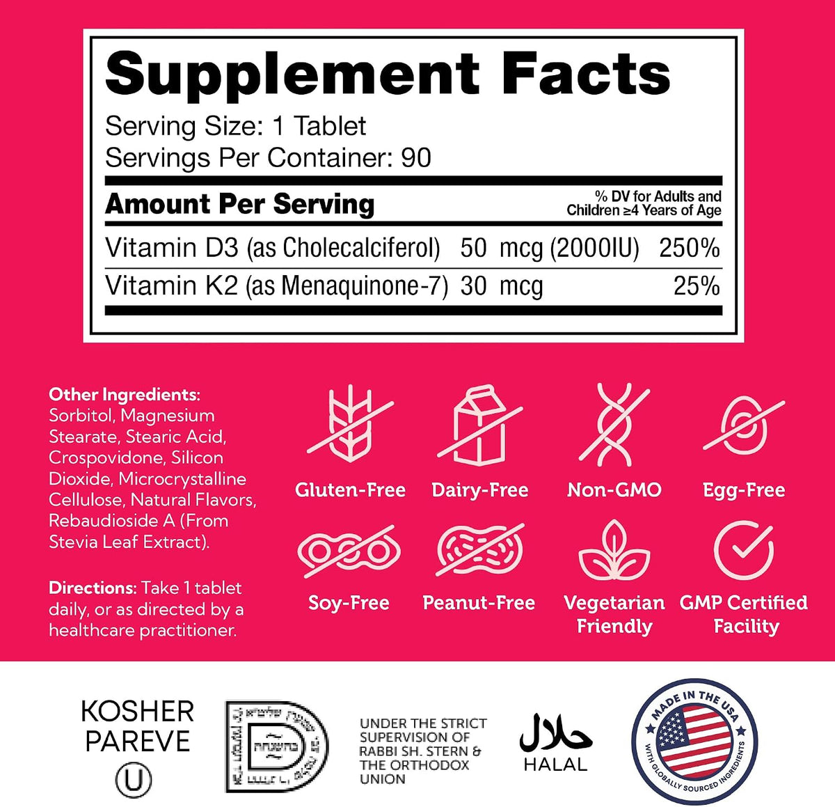 vegetarian-friendly formula suitable for plant-based family households