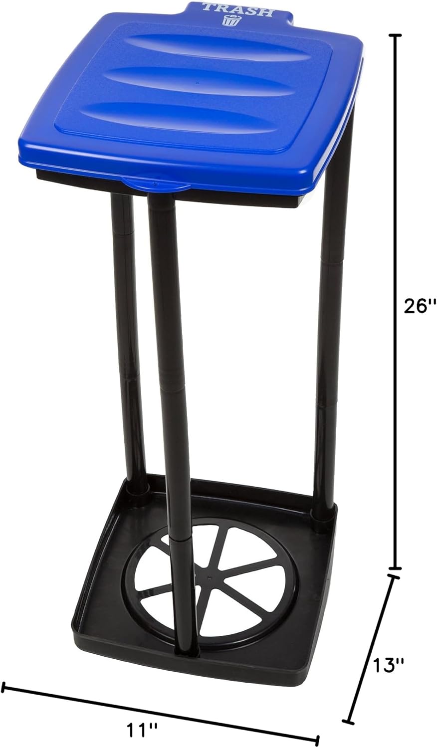 Wakeman Outdoors Versatile Trash Bin – Memorable Housewarming or Valentine's Day Gift, 13-Gallon Pop-Up Garbage Holder